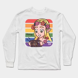 PRIDE Blonde Tourist Elf - Gaming Summer Long Sleeve T-Shirt